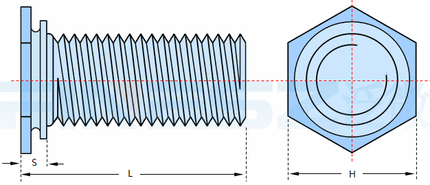 NFH六角压铆螺钉标准
