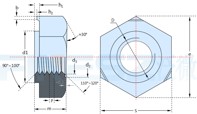 DIN928焊接方螺母